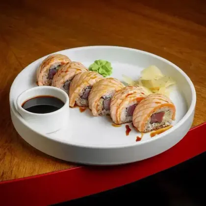 Ролл Опаленный лосось