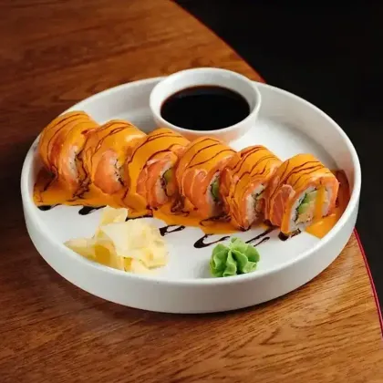 Ролл с крабом