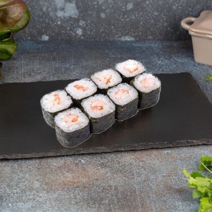 Ролл с тигровой креветкой