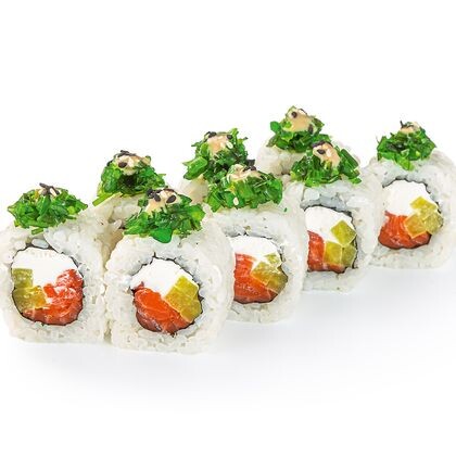 Ролл дайкон с лососем