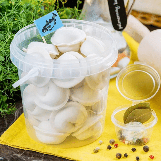 Пельмени рыбные с белой рыбы (треска)