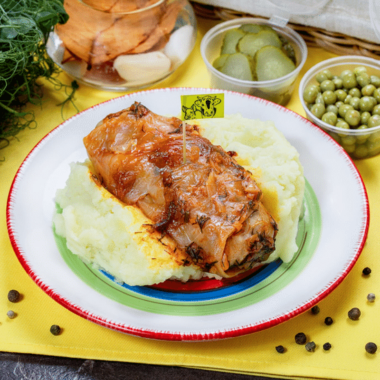 Голубец с пюре картофельным