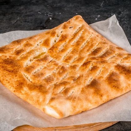 Слоёное хачапури пеновани с домашним сыром