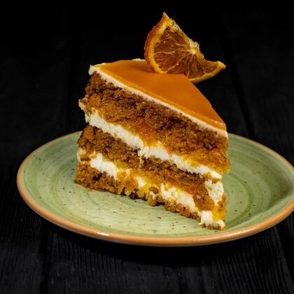 Торт «Морковный» с мандариновой карамелью