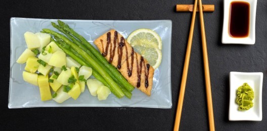 Форель + спаржа