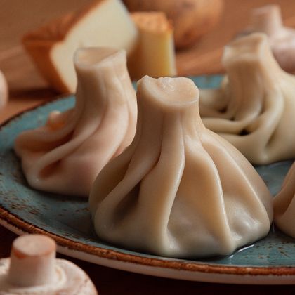 Хинкали с грибами