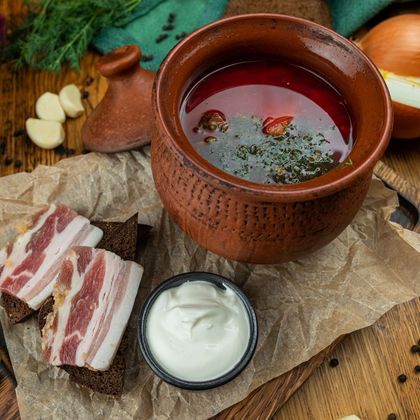 Борщ с говядиной