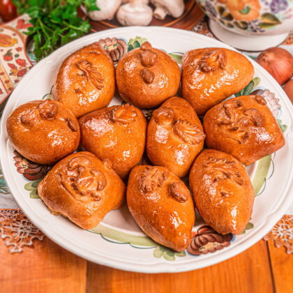 Ассорти сытных фуршетных пирожков 10 шт