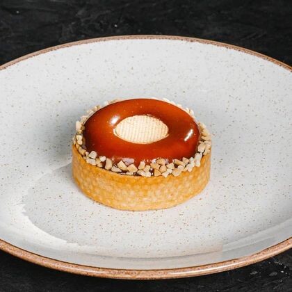 Тарт ореховый с карамелью