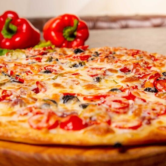 Пицца с  овощами