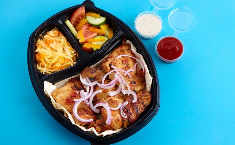 Шашлык из курицы (филе бедра)