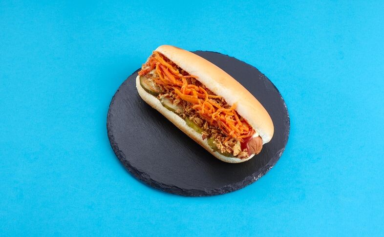 Хот-Дог с морковкой по-корейски