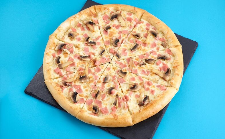 Пицца Ветчина и грибы 33 см