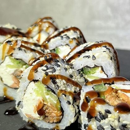 Ролл «Лосось терияки»