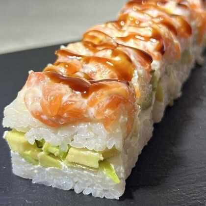 Оши-суши с лососем