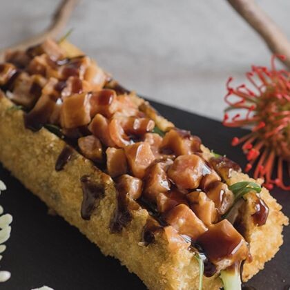 Оши-дог с лососем