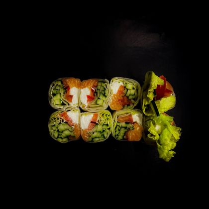 Ролл «Безрисовый» с лососем