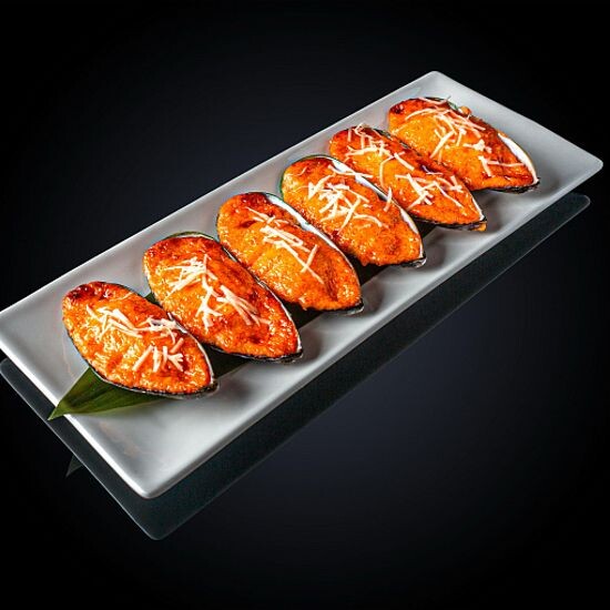 Запеченные мидии