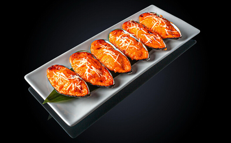 Запеченные мидии