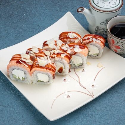 Опаленная Филадельфия с миндалем