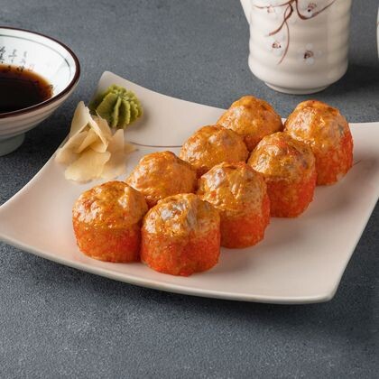 Лосось в шапке