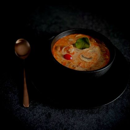 Том Ям с Тигровой креветкой