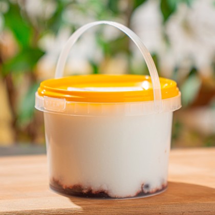 Йогурт натуральный с домашним вареньем