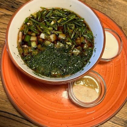 Окрошка овощная