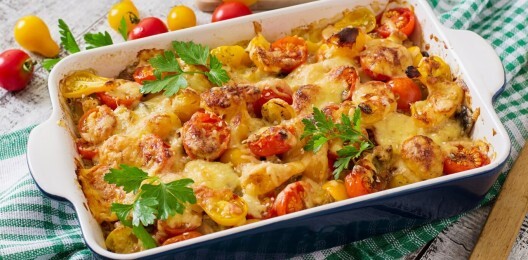 253 Свинина запеченная под сыром