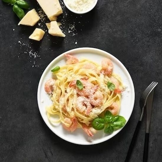 176 Карбонара с креветкой