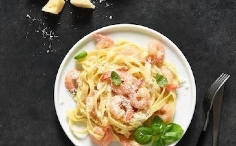 176 Карбонара с креветкой