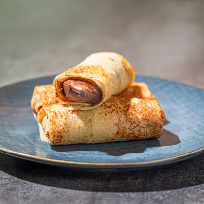 Блины с шоколадом!