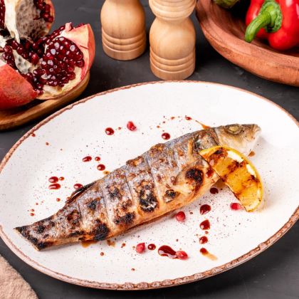 Сибас на гриле