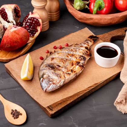 Дорадо на гриле