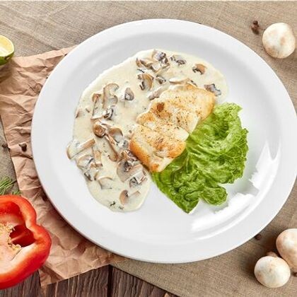 Стейк из палтуса