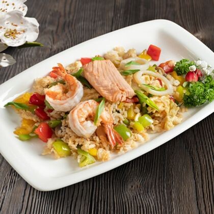 Тепаньяки морепродукты