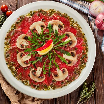 Карпаччо из мраморной говядины
