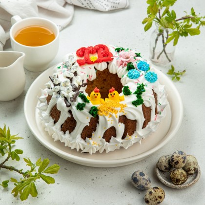 Творожный пасхальный кекс