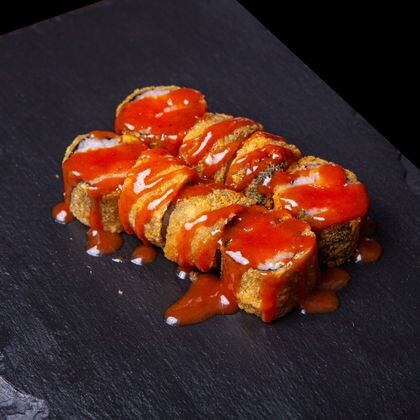 Жареный острый мак с тунцом