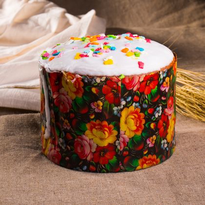 Кулич Классический с белым изюмом, на молоке и желтках