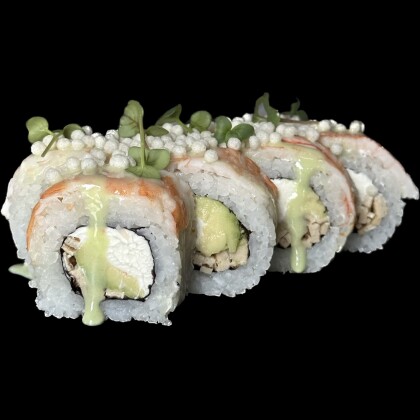 Ролл Эби васаби-сгущенка
