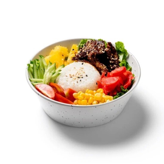 Поке с вырезкой из говядины