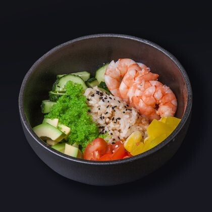 Поке с креветками