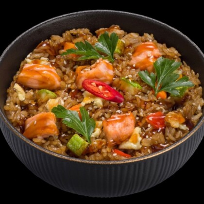 Тяхан с курицей