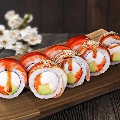 Ролл Ассорти из сливочных роллов