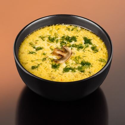 Суп сливочный с грибами