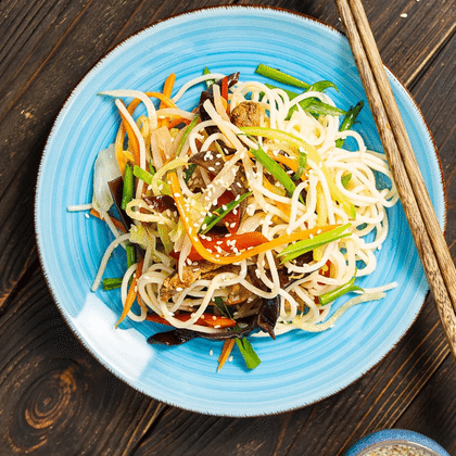 Вок с овощами/Wok with vegetables