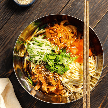 Кукси с курицей/Kuksu with chicken