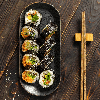 Кимпаб с курицей/Kimpab with chicken