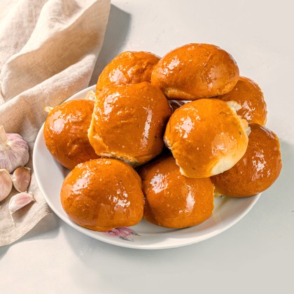 Пампушки с чесноком